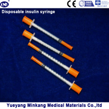 Seringues d&#39;insuline jetables de seringues d&#39;insuline de 1cc 1cc de seringues d&#39;insuline de 0,3cc (ENK-YDS-048)
